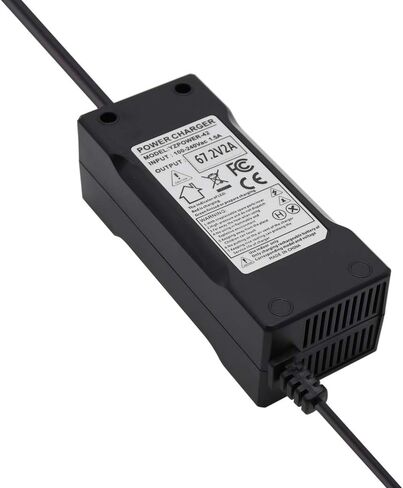 Abakoo 60V شاحن بطارية ليثيوم الناتج 67.2V 2A ل 16S 57.6V 59.2V 64V بطاريات الليثيوم حزمة DC 5.5mm2.1mm/2.5mm التوصيل in Saudi Arabia