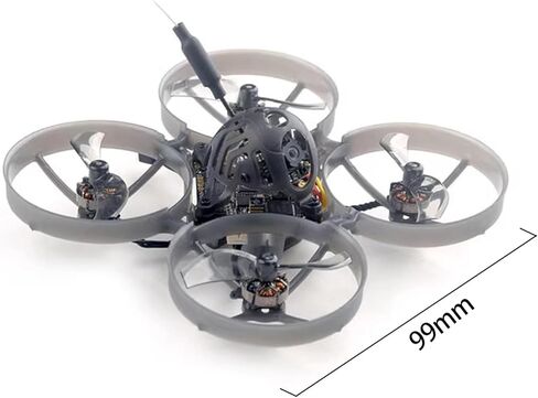 Happymodel Mobula7 1S 75mm Micro FPV Whoop بدون فرش سباق بدون طيار مع كاميرا لتجربة طيران غامرة 5-IN-1 AIO Flight Controller ExpressLRS استقبال (ELRS V3.0) in Kuwait