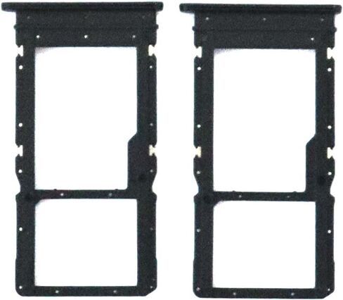 قطعتان من شريحة شريحة الاتصال مع فتحة Micro SD متوافقة مع هاتف Motorola Moto G Power XT2041DL مقاس 6.4 بوصة (أسود) in Saudi Arabia