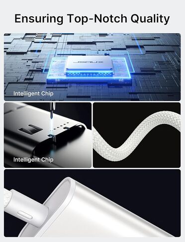 JSAUX 4K USB C to HDMI Cable with PD 100W Charging Port, 2-in-1 Type C to HDMI [ Thunderbolt 3 Compatible] Compatible with iPhone 15 Pro Max, MacBook, Samsung DeX, iMac, iPad Pro, Surface-White in Saudi Arabia