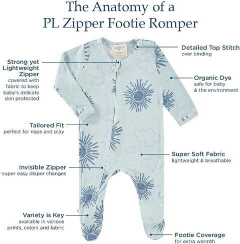 Baby Rib Seamless Zipper Footie Romper in Saudi Arabia