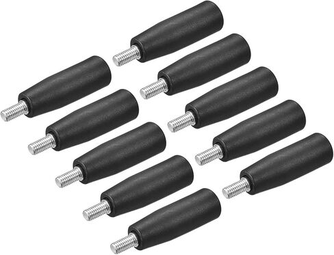 مقبض دوار من uxcell، 10 قطع M8x62mm(DxL) مقابض لولبية لعجلة اليد مقبض كرنك لصناعة آلة طحن المخرطة in Kuwait