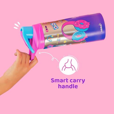 Nutri Lock Stainless Steel Insulated Sipper Bottle (Mad eye) in Saudi Arabia