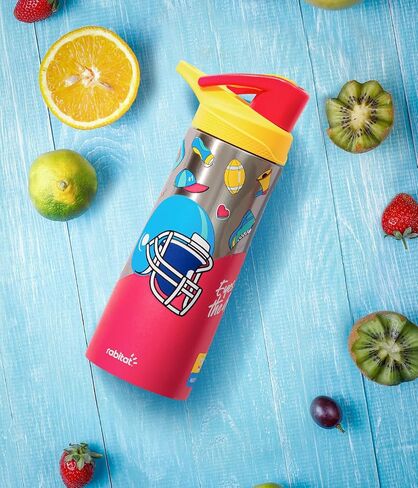 Nutri Lock Stainless Steel Insulated Sipper Bottle (Mad eye) in Saudi Arabia