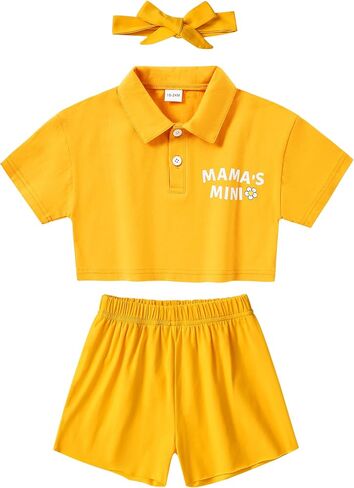 nilikastta Toddler Girl Clothes Baby Girls Outfits Summer Floral Print Shirt+Shorts+Headband 3pcs Baby Clothing 1 2 3 4 5 T in Saudi Arabia