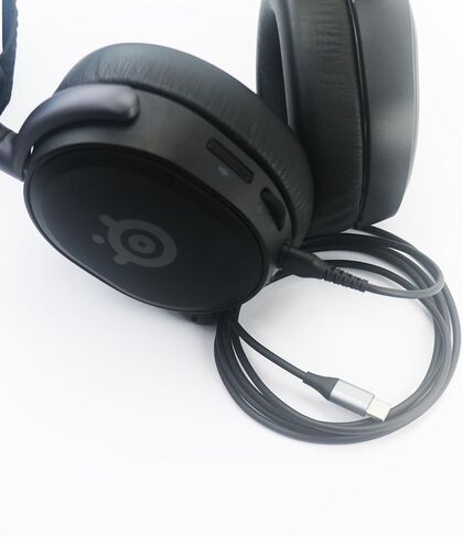 كابل صوت بديل لكابل USB C من NewFantasia متوافق مع SteelSeries Arctis 3، Arctis Prime، Arctis 5، Arctis 7، سماعة ألعاب Arctis Pro 2 متر/6.6 قدم in Saudi Arabia
