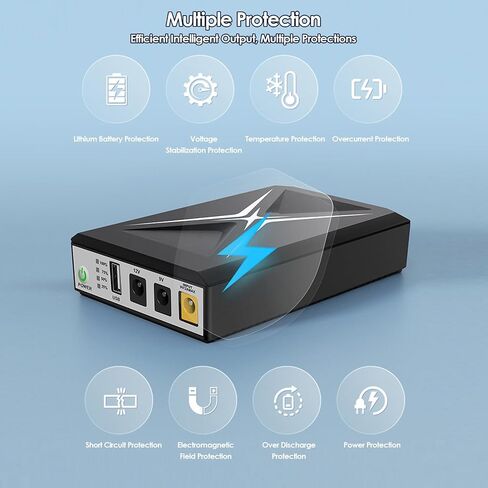 بطارية UPS، إمداد احتياطي لجهاز توجيه كاميرا الأمان بقدرة 10400 مللي أمبير في الساعة طاقة غير منقطعة in Saudi Arabia