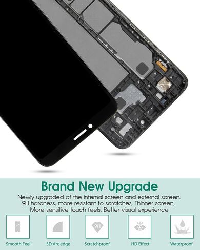 لاستبدال شاشة TCL Ion X لـ TCL Ion X T430W LCD طقم إصلاح محول الأرقام لشاشة TCL T607DL التي تعمل باللمس مع إطار أسود in Saudi Arabia