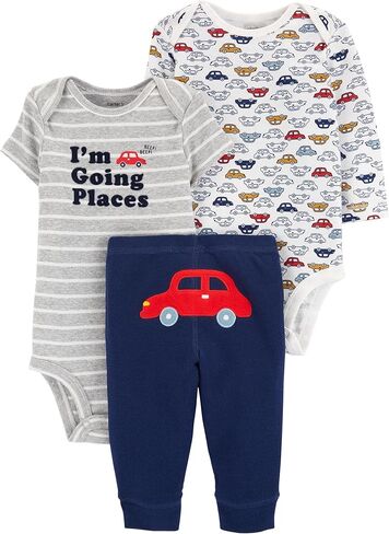 Carter's Baby Boy's 3-Piece Bodysuits and Pants Set in Saudi Arabia