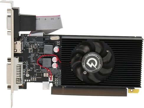 بطاقة رسومات Yunseity GT710، بطاقات رسومات ألعاب الكمبيوتر 4 جيجابايت 64 بت GDDR3 مع مروحة تبريد، ساعة وحدة معالجة الرسومات 954/1334 ميجاهرتز، دعم VGA DVI، بطاقة رسومات فيديو PCI Express 2.0 in Kuwait