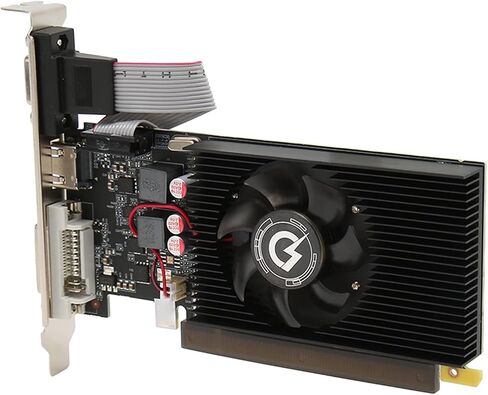بطاقة رسومات Yunseity GT710، بطاقات رسومات ألعاب الكمبيوتر 4 جيجابايت 64 بت GDDR3 مع مروحة تبريد، ساعة وحدة معالجة الرسومات 954/1334 ميجاهرتز، دعم VGA DVI، بطاقة رسومات فيديو PCI Express 2.0 in Kuwait