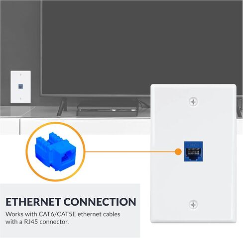 لوحة حائط إيثرنت من نيوهاوس، أبيض، 5 عبوات in Kuwait