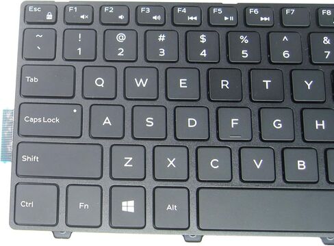 لوحة مفاتيح Lefix استبدال خلفية (مع إطار) لـ Dell Inspiron 15 3541 3542 3543 3551 3558 3559 5000 5542 5545 5547 5548 5551 5555 5552 5557 5558 5559 و 17 5000 (العمل الوحيد في النماذج الخلفية) in Saudi Arabia