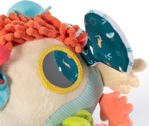 Miniland Sensorial Reef. Plush Rattle Toy for Infant and Toddlers with Many Different Sensory Stimulations. Fully Washable for Baby Teething. 2023 Toty Finalist. in Saudi Arabia