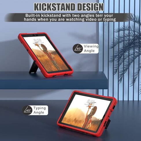 حافظة Bingcok لهاتف TCL TAB 8 LE، حافظة TCL TAB 8 للأطفال، غطاء حماية من السقوط هجين قوي التحمل لكامل الجسم ومقاوم للصدمات لجهاز TCL Tab 8 LE (الموديل: 9137W) 2023/TCL Tab 8 WiFi (الطراز: 9132X) (1- أسود) in Saudi Arabia