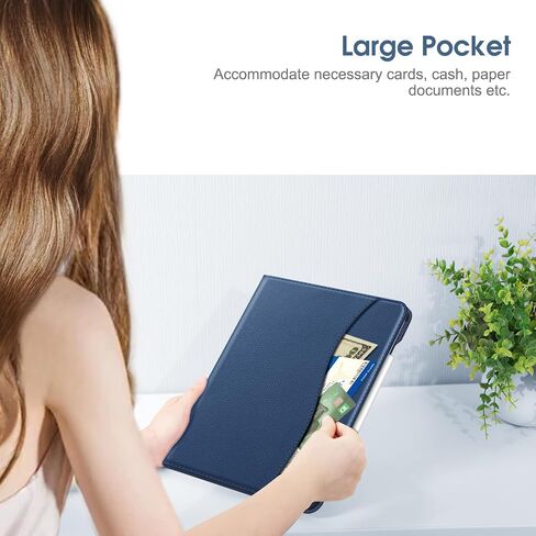 حافظة Fintie Folio لجهاز iPad Pro مقاس 13 بوصة (M4) 2024، غطاء حامل واقٍ متعدد الزوايا مع حامل أقلام وجيب، خاصية النوم/الاستيقاظ التلقائي، أسود in Saudi Arabia