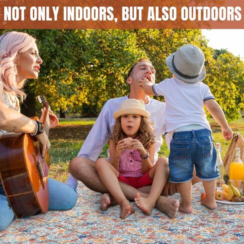 Thick Cotton 50x50 Baby Play Mat for Playpen, Soft Cushioning Playpen Baby Mat for Kids Toddler Crawling and Playing,Machine Washable Mat and Foldable for Easy Store in Saudi Arabia