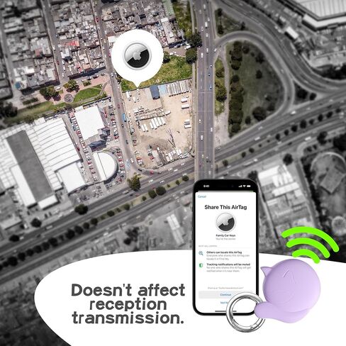 4 عبوات من حامل بطاقات الهواء المتوافقة مع AirTag، حافظة بطاقات هوائية واقية من السيليكون مضادة للماء ومضادة للصدمات مع سلسلة مفاتيح، مقاومة للخدش لتتبع الحيوانات الأليفة، والأطفال، والحقائب، والمفاتيح، والأمتعة، وردي in Kuwait