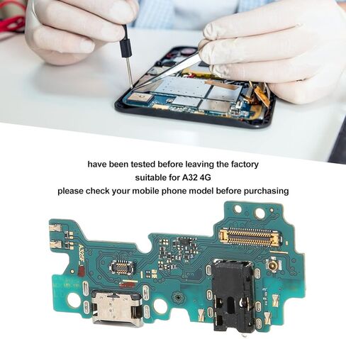 Tangxi Replacement for Samsung A32 4G,PCB USB Charging Port Connector,Phone Dock Connector,Smartphone Accessories in Saudi Arabia