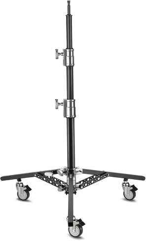 حامل شاشة PROAIM مزدوج الناهض بطول 6.16 قدم مع حامل 5/8 بوصة. يتضمن ساق روكي ماونتن. يتراوح الارتفاع من 29 بوصة إلى 74 بوصة. الحمولة: 33 كجم/72 رطل (TP-MNST-01) in Kuwait