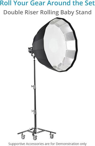 حامل شاشة PROAIM مزدوج الناهض بطول 6.16 قدم مع حامل 5/8 بوصة. يتضمن ساق روكي ماونتن. يتراوح الارتفاع من 29 بوصة إلى 74 بوصة. الحمولة: 33 كجم/72 رطل (TP-MNST-01) in Kuwait