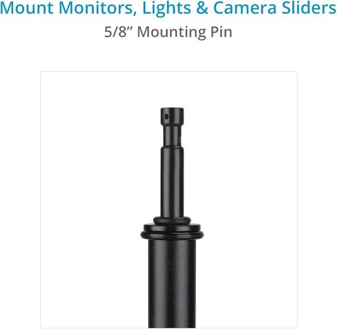 حامل شاشة PROAIM مزدوج الناهض بطول 6.16 قدم مع حامل 5/8 بوصة. يتضمن ساق روكي ماونتن. يتراوح الارتفاع من 29 بوصة إلى 74 بوصة. الحمولة: 33 كجم/72 رطل (TP-MNST-01) in Kuwait