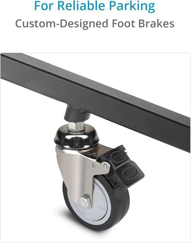 حامل شاشة PROAIM مزدوج الناهض بطول 6.16 قدم مع حامل 5/8 بوصة. يتضمن ساق روكي ماونتن. يتراوح الارتفاع من 29 بوصة إلى 74 بوصة. الحمولة: 33 كجم/72 رطل (TP-MNST-01) in Kuwait