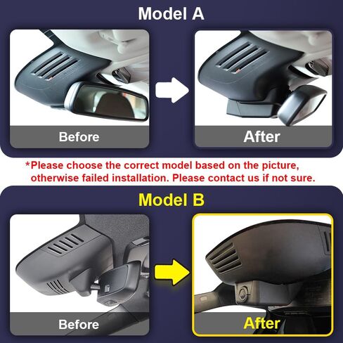 Fitcamx 2K Dual Dash Cam Suitable for Volvo XC40 & XC40 Recharge B4 B5 T4 T5 P8 (Model B), OEM Style, Front 1440P+Rear 1080P HD Video, Loop Recording, WiFi & APP, G-Sensor, Easy to Use, 64GB Card in Saudi Arabia