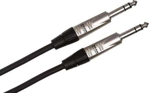 Hosa HPR-005X2 Dual REAN 1/4" TS to RCA Pro Stereo Interconnect Cable, 5 Feet in Saudi Arabia