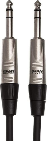Hosa HPR-005X2 Dual REAN 1/4" TS to RCA Pro Stereo Interconnect Cable, 5 Feet in Saudi Arabia