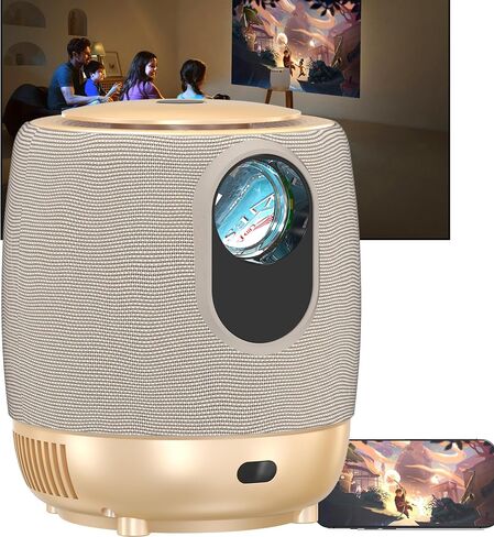 800 ANSI Outdoor Projector With WiFi & BT5.1, 300 Inch, Native 1080P, 4K Support, Ultra-low Latency 0.1S, Motorized focus, Home Theater, 2+32GB, NFLX/Ytb/Prime Video, Compatible w/TV/iOS/Android in Saudi Arabia