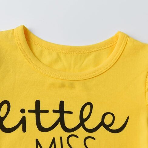 Kulcerry Toddler Baby Girl Summer Clothes Outfits Short Sleeve T-Shirts Tops Shorts Clothes Set in Kuwait