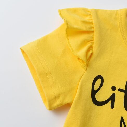 Kulcerry Toddler Baby Girl Summer Clothes Outfits Short Sleeve T-Shirts Tops Shorts Clothes Set in Kuwait