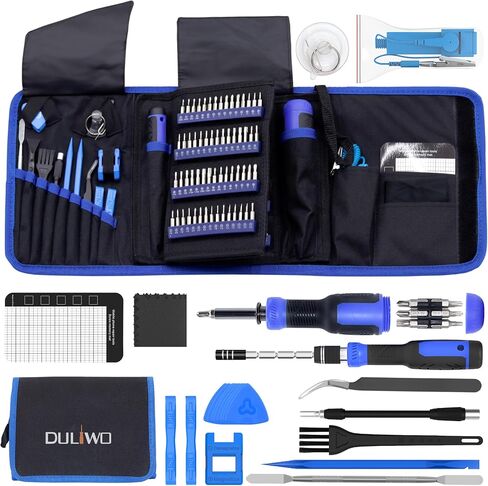 142 in 1 Precision Computer Screwdriver Kit, Electronics Screwdriver with 120 Bits Magnetic Repair Tool Kit, Mini Screwdriver Set for iPhone, MacBook, Laptop, PC,Tablet, PS4, Watch, Glasses in Saudi Arabia