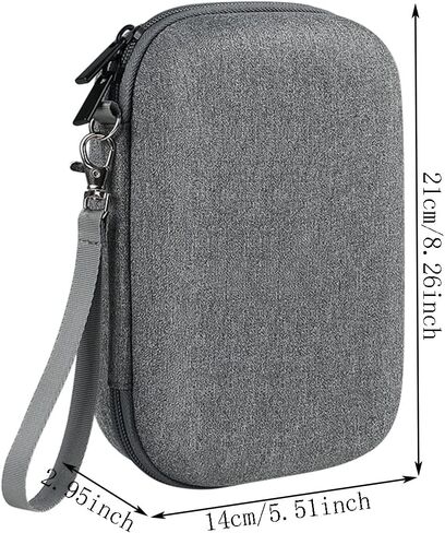 Hard Electronics Accessories Case,Waterproof Shockproof Carrying Case Hard Protective EVA Case, Electronic Organizer Cable Bag for Phone, USB, Card, Earphone, Cable, Power Bank Charger Accessories Bag in Kuwait