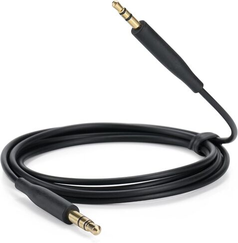 Replacement Aux Cable Cord Wire, 3.5mm to 2.5mm for Bose NC700 QuietComfort QC25 QC35 QC35II QC45 Headphones (No Mic) (Black) in Saudi Arabia