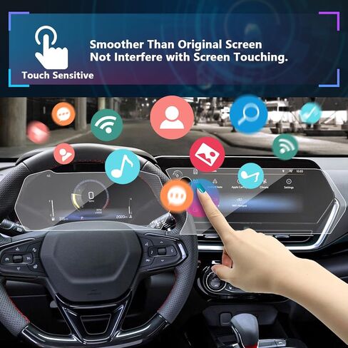 SXCY for 2024 2025 Chevy Trax Screen Protector 11 Inch for 2024 2025 Chevrolet Trax Accessories 2025 Trax Navigation Display Touch Screen Protector in Saudi Arabia