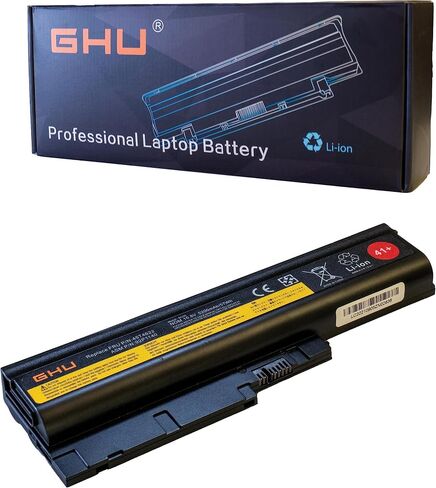 بطارية GHU جديدة 57 وات في الساعة متوافقة مع IBM Lenovo ThinkPad R60 R61E T60 T60P T500 W500 Z60M Z61M Z61P Z60 Z61E SL500 SL400 SL300 40Y6795 92P1141 92P1141 92P1137 92p1128 92p1130 92 ص1141 in Saudi Arabia