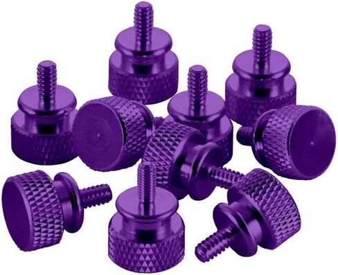 CableMod Anodized Aluminum Thumbscrews (Red, UNC 6-32, Pack of 10) in Saudi Arabia