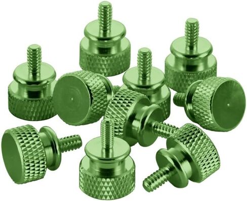 CableMod Anodized Aluminum Thumbscrews (Red, UNC 6-32, Pack of 10) in Saudi Arabia