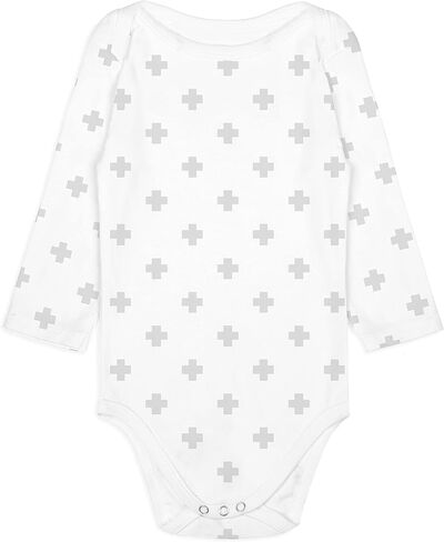 Long Sleeve Cotton Baby Bodysuits One Piece For Boys Girls 12 Pack 0-24 Month in Kuwait