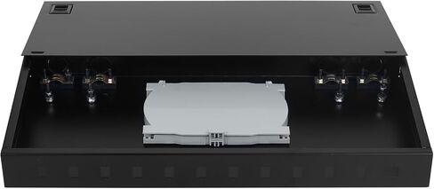 Xunsomten-6 Port Rack Mount Enclosure Fiber Optic Box يناسب خزانة الرفوف، LGX Patch Panel Box in Kuwait