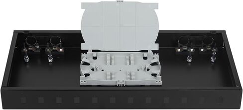 Xunsomten-6 Port Rack Mount Enclosure Fiber Optic Box يناسب خزانة الرفوف، LGX Patch Panel Box in Kuwait