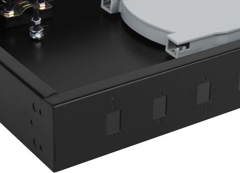 Xunsomten-6 Port Rack Mount Enclosure Fiber Optic Box يناسب خزانة الرفوف، LGX Patch Panel Box in Kuwait