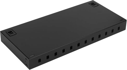 Xunsomten-6 Port Rack Mount Enclosure Fiber Optic Box يناسب خزانة الرفوف، LGX Patch Panel Box in Kuwait