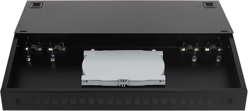 Xunsomten-6 Port Rack Mount Enclosure Fiber Optic Box يناسب خزانة الرفوف، LGX Patch Panel Box in Kuwait