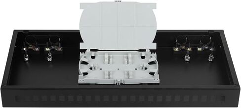 Xunsomten-6 Port Rack Mount Enclosure Fiber Optic Box يناسب خزانة الرفوف، LGX Patch Panel Box in Kuwait