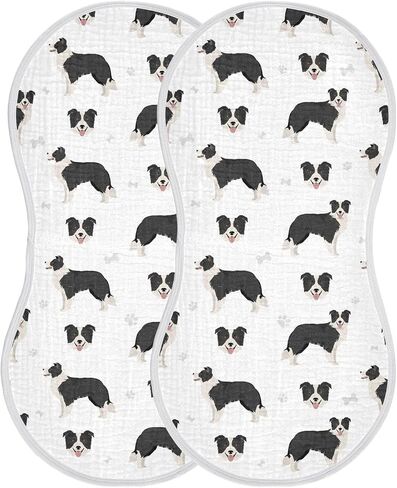 vvfelixl Muslin Burp Cloths Golden Retriever Dogs Baby Washcloths for Baby Girl Boys 2 Pack in Saudi Arabia