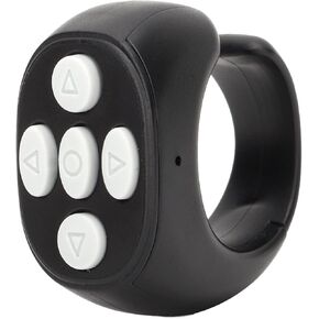Bluetooth Remote Control, Scrolling Control Page Turner, Video Reading Scrolling Ring and Camera Shutter Remote, Controller for Phones Tablets