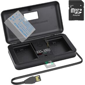 NB-10L Battery Charger with USB Cable Dual LCD Display for Canon SX40 HS SX40HS SX50 PowerShot SX40 HS SX50 HS SX60 HS (Not Include The Battery)